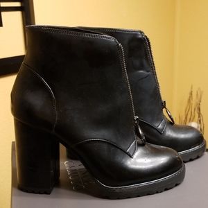 GIANNI BINI BLACK BOOTIES